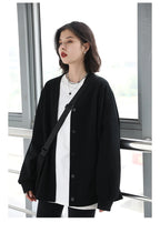 CHIC VEN Korean Autumn Winter Women's Sports Coat Casual Loose V-neck Sweatshirt for Women Thick Warm Tops Office Lady Female