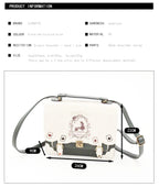 JIEROTYX Women Backpack Girl Alice Bag In Wonderland School Backpack Bag Women Handbags Bag Black Gothic Punk Style Hot Sale
