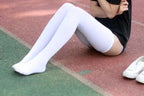 Japanese student socks cheerleading socks gym socks velvet stockings 70cm stockings cosplay socks lengthened