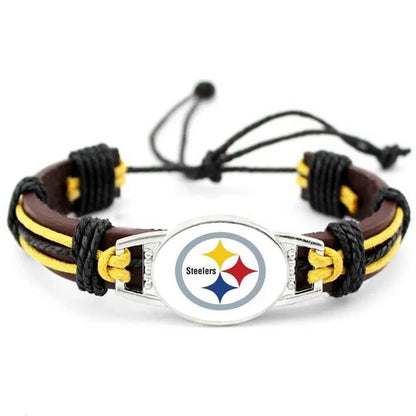 32 NFL Major League Football National Football League Leather Bracelet-Explosive Fashion Accessory