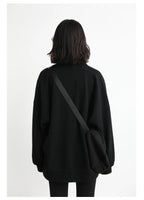CHIC VEN Korean Autumn Winter Women's Sports Coat Casual Loose V-neck Sweatshirt for Women Thick Warm Tops Office Lady Female