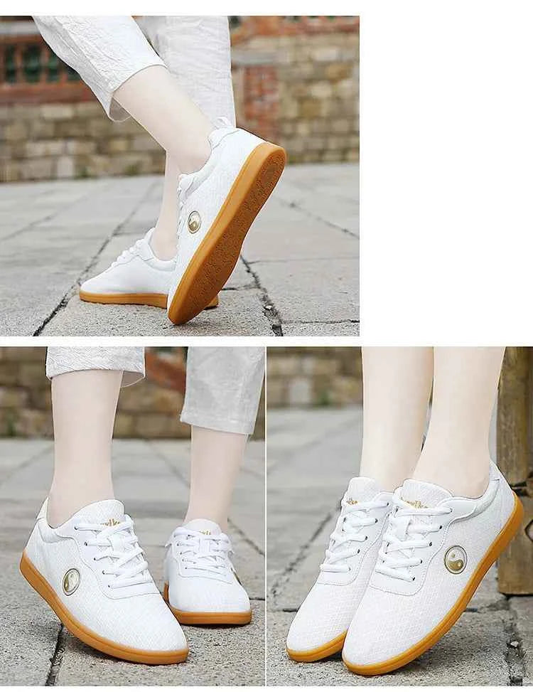 Martial Arts Shoes Unisex Adult Exercise Chinese Traditional Beijing Tai Chi Kung Fu Team Performance Match Men Women Sneakers