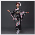 Traditional Japanese Yukata Kimono with Obi - Women's Evening Dress