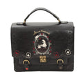 JIEROTYX Women Backpack Girl Alice Bag In Wonderland School Backpack Bag Women Handbags Bag Black Gothic Punk Style Hot Sale