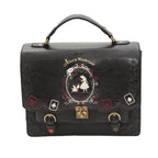 JIEROTYX Women Backpack Girl Alice Bag In Wonderland School Backpack Bag Women Handbags Bag Black Gothic Punk Style Hot Sale