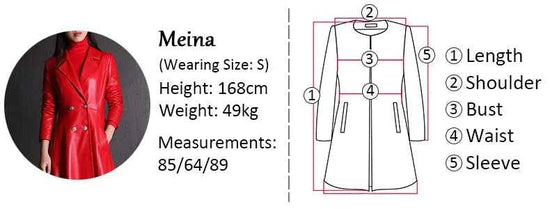 Lautaro Autumn Long Skirted Red Black Faux Leather Trench Coat for Women Double Breasted Elegant Luxury Fashion 4xl 5xl 6xl 7xl