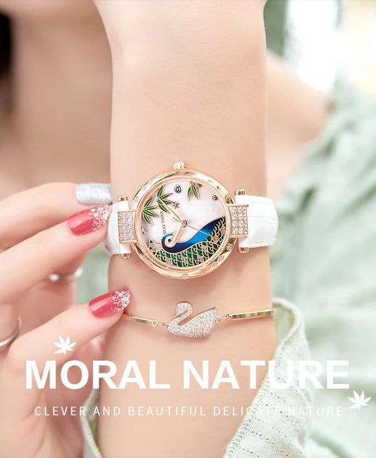 2020 New Reef Tiger/RT Top Brand Elegant Automatic Womens Watch Date Rose Gold Bracelet Watches RGA1587 SS69