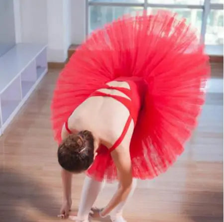 Professional Platter Tutu Black White Red Ballet Dance Costume For Women Tutu Ballet Adult Ballet Dance Skirt With Underwear - SS69