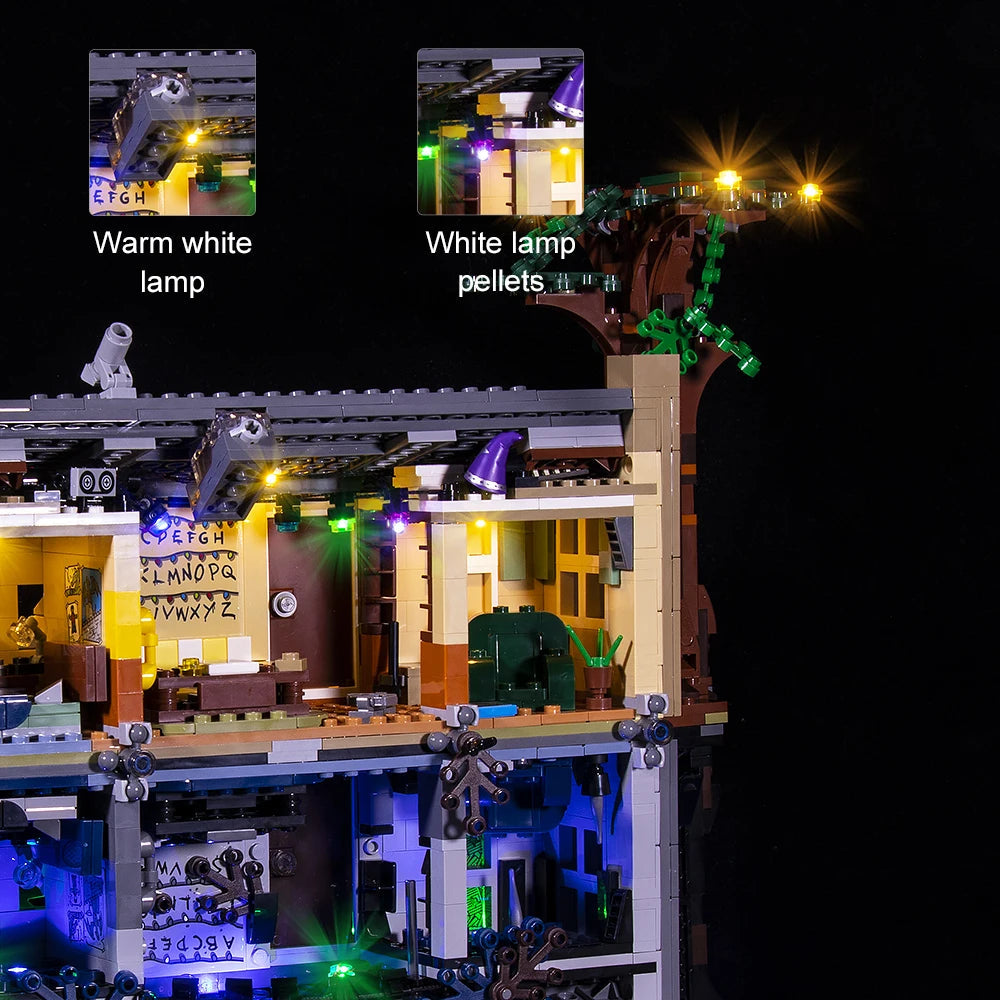 Vonado LED Light Set City 75810 Stranger Things The Upside Down Building Blocks Bricks Set DIY Toys Kit No Model SS69
