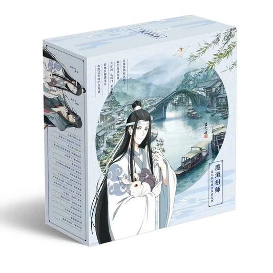 New Comic Grandmaster of Demonic Cultivation Luxury Gift Box MDZS Wei Wuxian, Lan Wangji Badge Postcard Bookmark Cosplay Gift