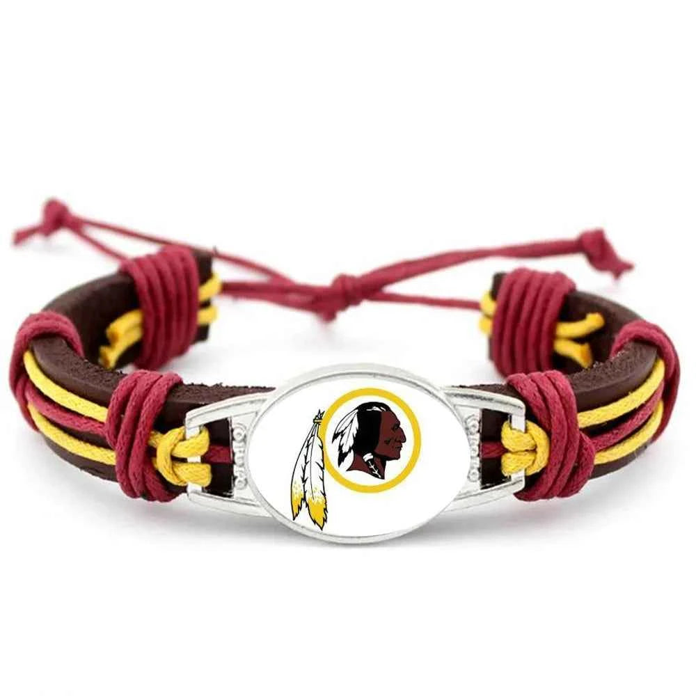 32 NFL Major League Football National Football League Leather Bracelet-Explosive Fashion Accessory