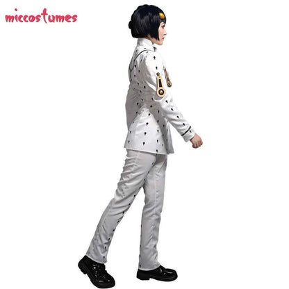 Miccostumes Men's Golden Wind Cosplay Costume Top and Pants Full Sets for Halloween Costume