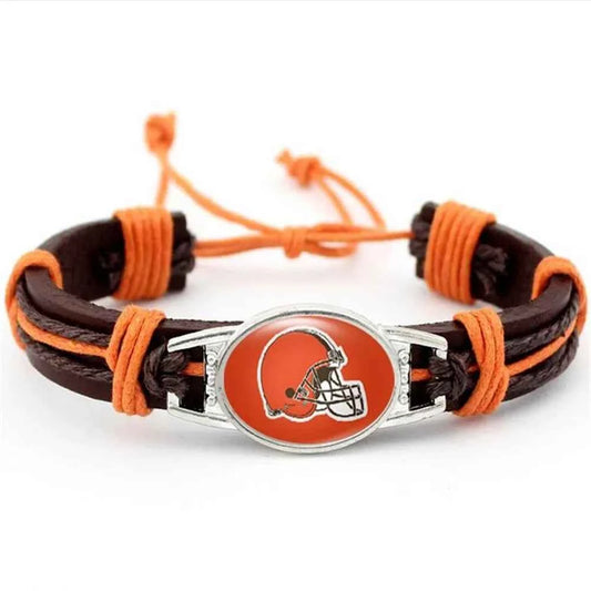 32 NFL Major League Football National Football League Leather Bracelet-Explosive Fashion Accessory