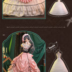 DokiDoki Ciel Phantomhive Cosplay Evening Dress Bustle Costume