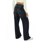 High-Waisted Vintage Denim Jeans for Women Loose Straight Leg Summer Casual Streetwear With Pockets & Holes Breathable Washable
