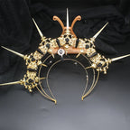 Baroque Gold Halo Headband Tiara - Lolita Vintage Goddess Style