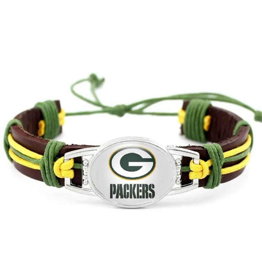 32 NFL Major League Football National Football League Leather Bracelet-Explosive Fashion Accessory