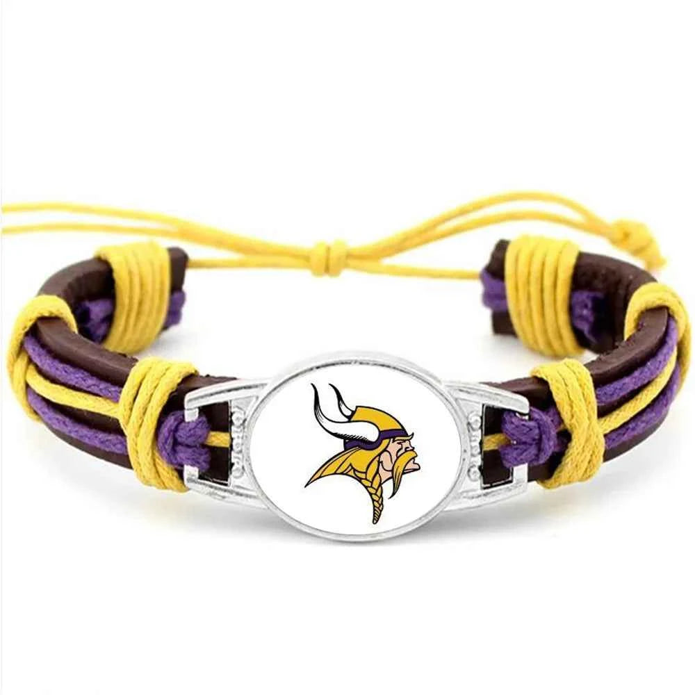 32 NFL Major League Football National Football League Leather Bracelet-Explosive Fashion Accessory
