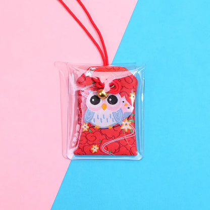 Japanese Prayer Omamori Pray Fortune Beauty Health Safety Lucky Charms Wealth Bag Guard Talisman Pendant Keychain Couple Gift - SS69