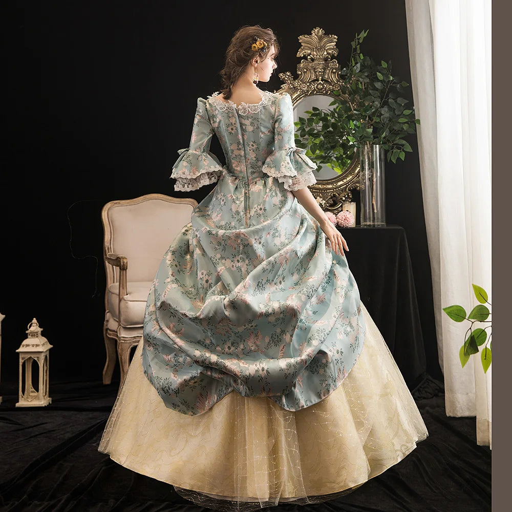 Victorian Masquerade Dresses for Women, Renaissance Dress, 18th Century, Baroque Rococo Marie Antoinette, Historical Clothing SS69