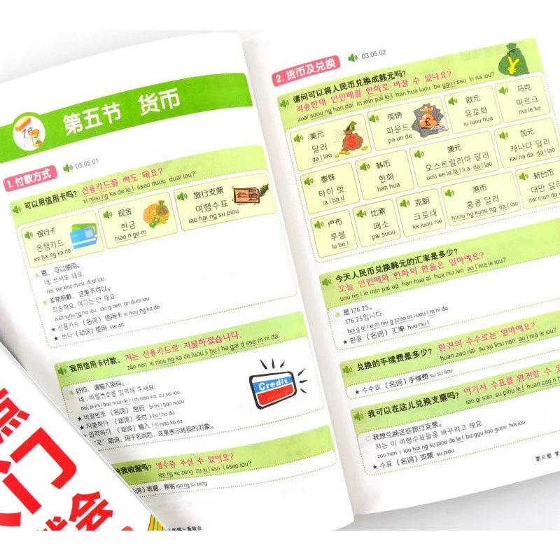 Beginning Korean Entry Diagram Pronounced Words Grammar Spoken Book Korean Zero-based Learning Korean Books SS69