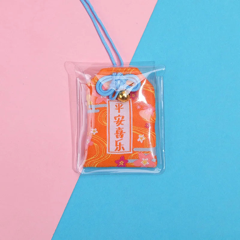 Japanese Prayer Omamori Pray Fortune Beauty Health Safety Lucky Charms Wealth Bag Guard Talisman Pendant Keychain Couple Gift - SS69