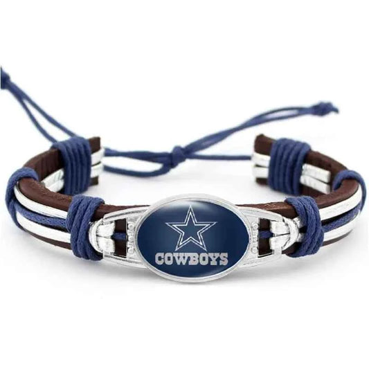 32 NFL Major League Football National Football League Leather Bracelet-Explosive Fashion Accessory