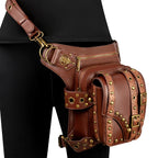 European Brand Design Chain Motorcycle Bags Women Clothing Shoulder Rivet Zipper Jacket Bag Messenger Bag Women Leather Handbags