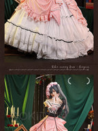 DokiDoki Ciel Phantomhive Cosplay Evening Dress Bustle Costume
