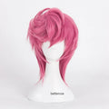 JoJo's Bizarre Adventure Golden Wind Trish Una Cosplay Wig Pink Short Heat Resistant Synthetic Hair Wig + Wig Cap