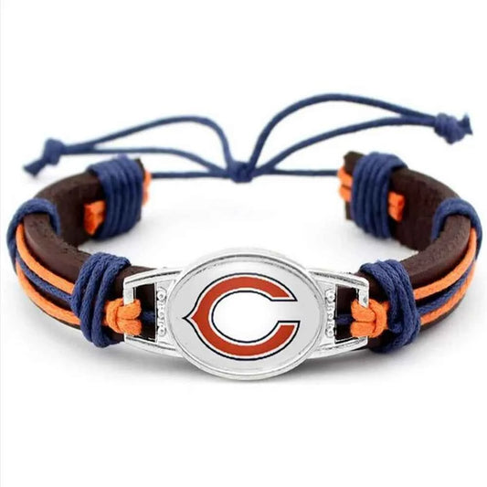 32 NFL Major League Football National Football League Leather Bracelet-Explosive Fashion Accessory