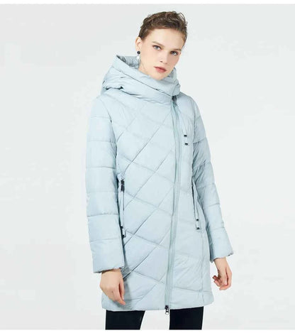 GASMAN 2022 Fashion Women Hooded Parka Down Winter Brand For Down Jacket Women Winter Thick Overcoat Women Jacets and Coat 18806