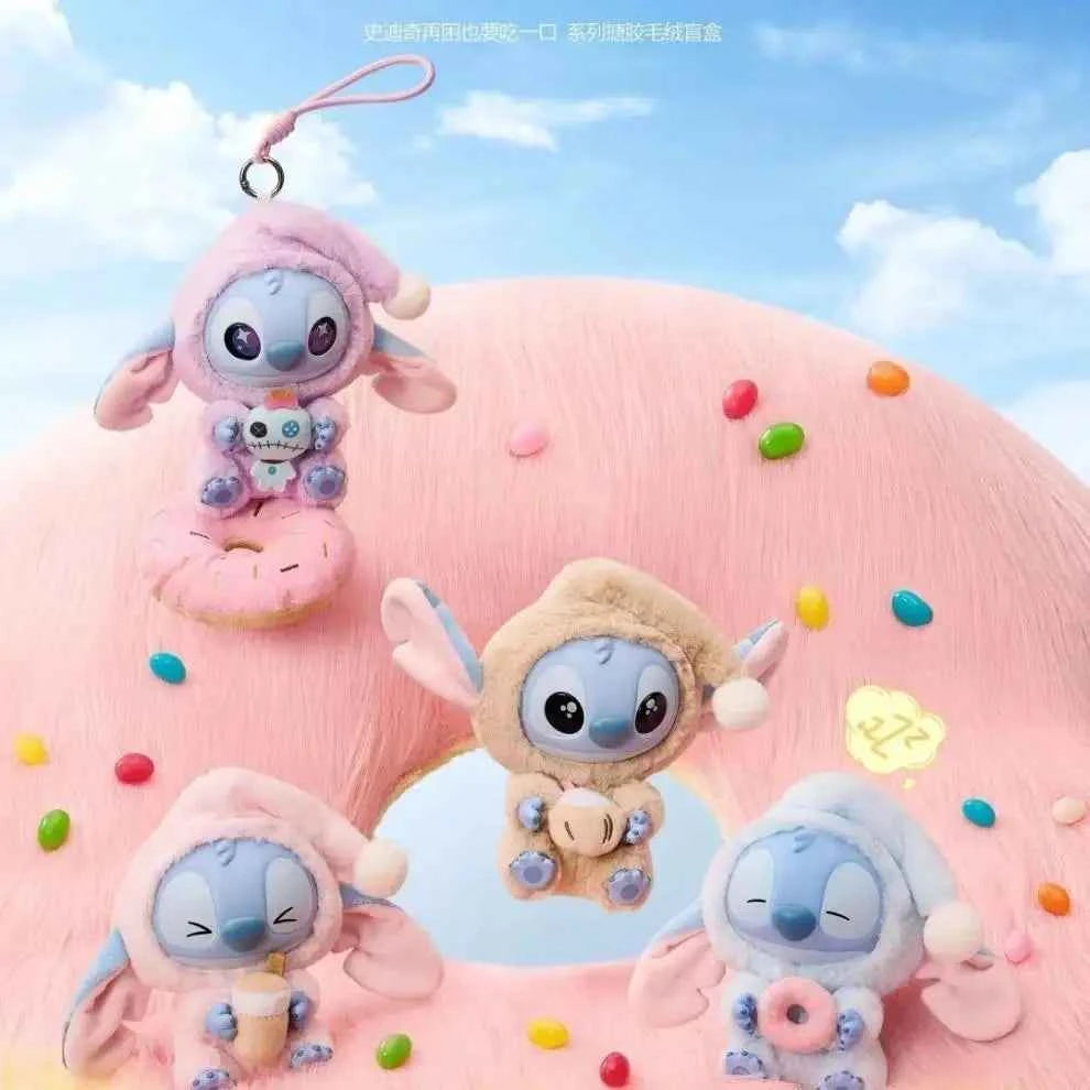 Stitch Eat Something Before Sleep Plush Dolls and Blind Boxes Figures and Cute Ornaments Gifts Wholesale Mystery Box