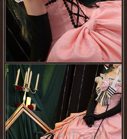 DokiDoki-SSR Ciel Phantomhive Cosplay Women Evening Dress Bustle Costume