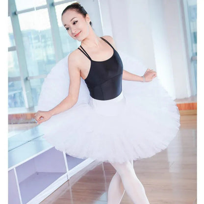 Professional Platter Tutu Black White Red Ballet Dance Costume For Women Tutu Ballet Adult Ballet Dance Skirt With Underwear SS69