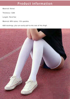 Japanese student socks cheerleading socks gym socks velvet stockings 70cm stockings cosplay socks lengthened