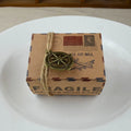 Kraft Paper Candy Boxes with Airplane Design - 50 Pack