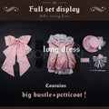 DokiDoki Ciel Phantomhive Cosplay Evening Dress Bustle Costume