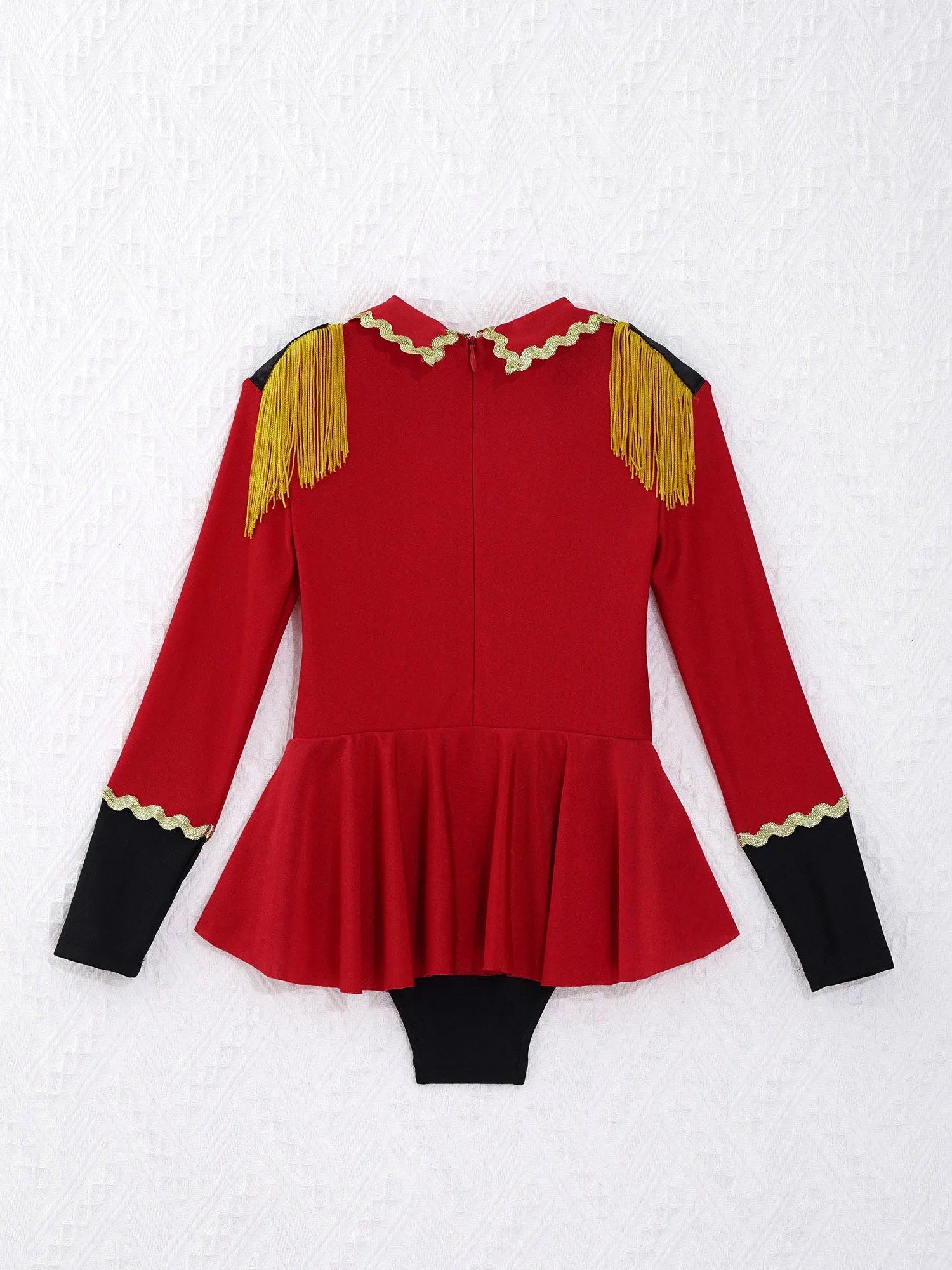 Girls Circus Ringmaster Jumpsuit Long Sleeve Patchwork Costume