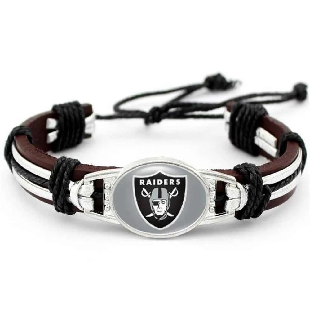 32 NFL Major League Football National Football League Leather Bracelet-Explosive Fashion Accessory