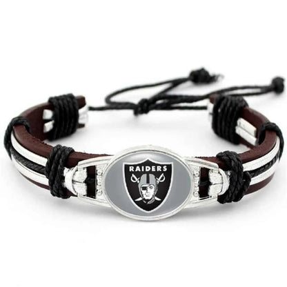32 NFL Major League Football National Football League Leather Bracelet-Explosive Fashion Accessory