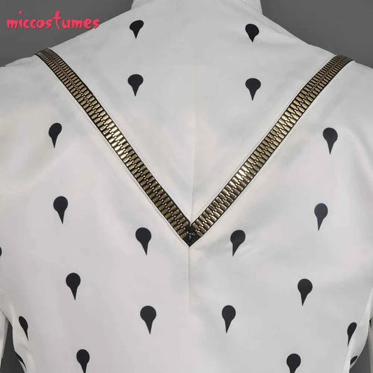 Miccostumes Men's Golden Wind Cosplay Costume Top and Pants Full Sets for Halloween Costume