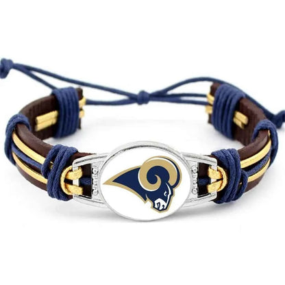 32 NFL Major League Football National Football League Leather Bracelet-Explosive Fashion Accessory