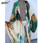 urope phocho  Africa tunic bikini sweet lady  boho Cardigan stitch Cocktail sexcy Boho Maxi Holiday Batwing Sleeve KIMONO mujer