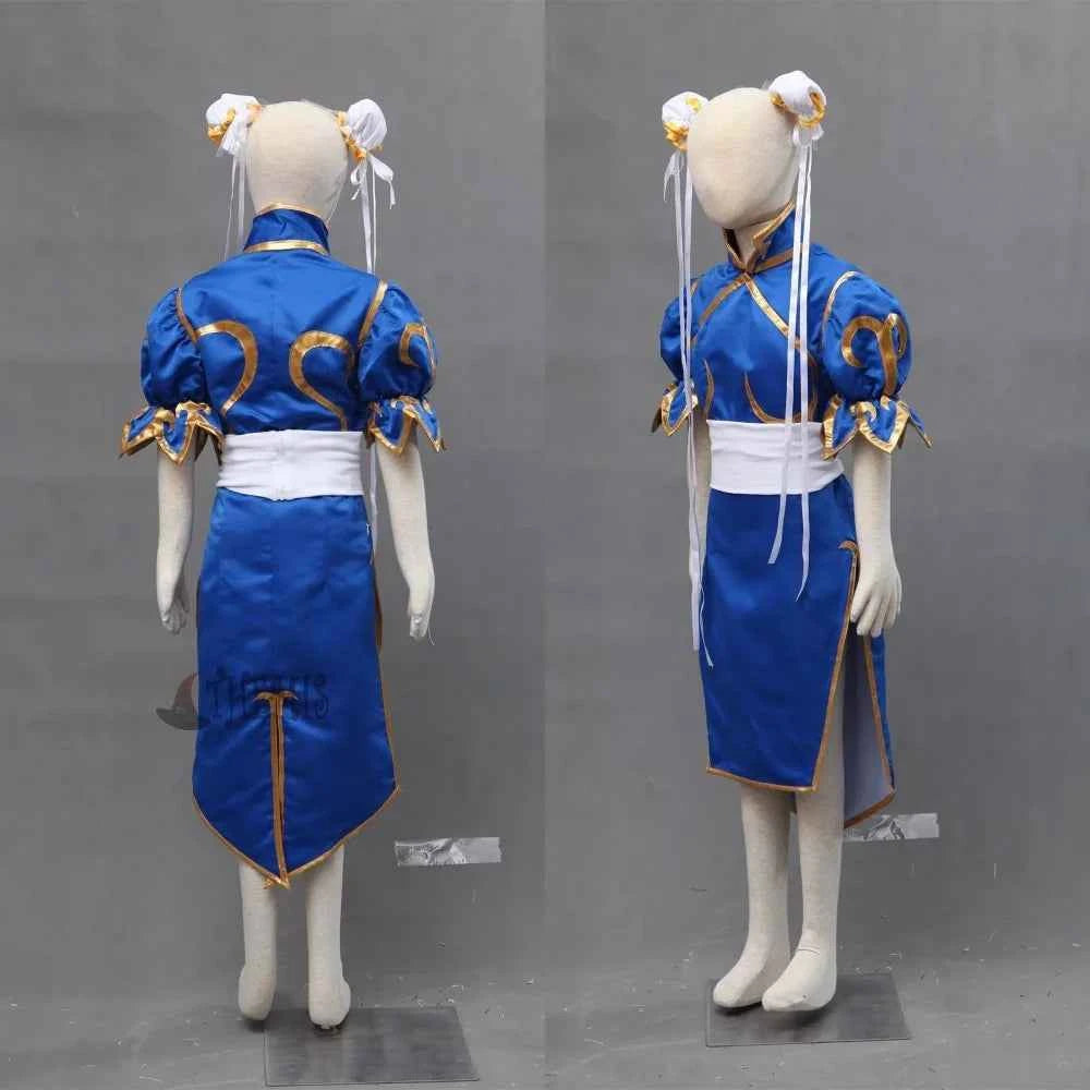 Athemis Street Cosplay Chun-Li Cosplay Costume Child Plus Size Outfit And Women Set Custom Made Size