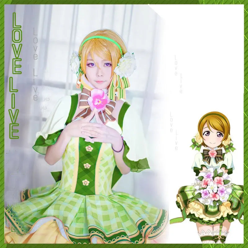 Lovelive Flower Bouquet Cosplay Nico Kotori Tojo Maki Eli Ayase Nozomi Hanayo Lolita Dress Love Live Uniform Cosplay Costume SS69