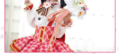 Lovelive Flower Bouquet Cosplay Nico Kotori Tojo Maki Eli Ayase Nozomi Hanayo Lolita Dress Love Live Uniform Cosplay Costume SS69