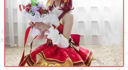 Lovelive Flower Bouquet Cosplay Nico Kotori Tojo Maki Eli Ayase Nozomi Hanayo Lolita Dress Love Live Uniform Cosplay Costume SS69