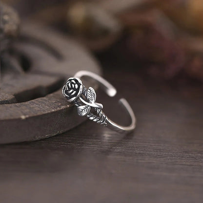 Huitan Cute Mouse Shape Open Ring for Women Antique Silver Color Modern Fashion Girls Finger Accessories Hip Hop Party Jewelry SS69 6.69 B2325 / resizable