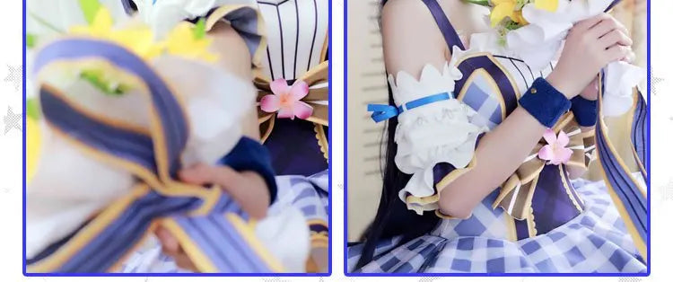 Lovelive Flower Bouquet Cosplay Nico Kotori Tojo Maki Eli Ayase Nozomi Hanayo Lolita Dress Love Live Uniform Cosplay Costume SS69